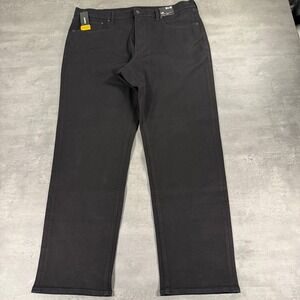 Express Jeans Pants Mens 36x32 Loose Hyper Stretch Black 5-Pocket Casual NEW $88